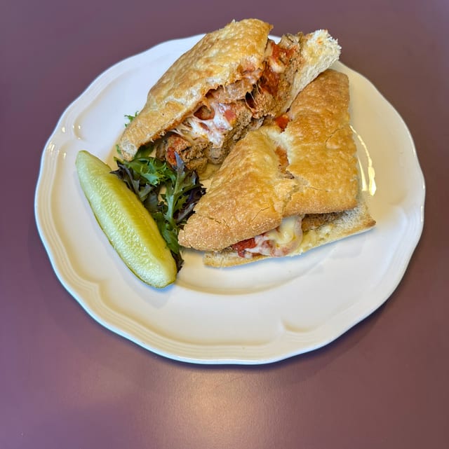 Meatball Sandwich.