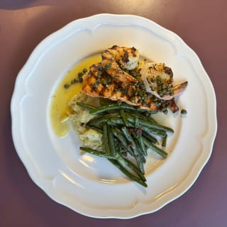 Chargrilled Salmon & Shrimp