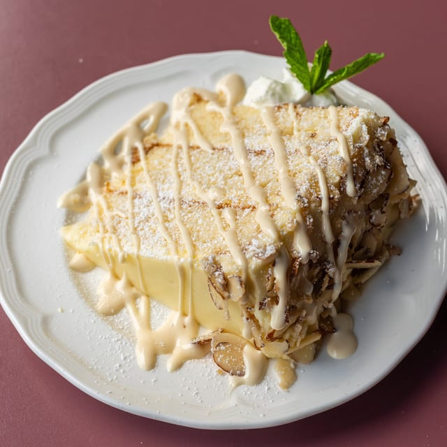 Toasted Almond Torte.