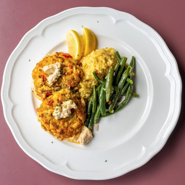 Crab Cakes.
