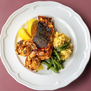 Wild Caught Coho Salmon & Shrimp